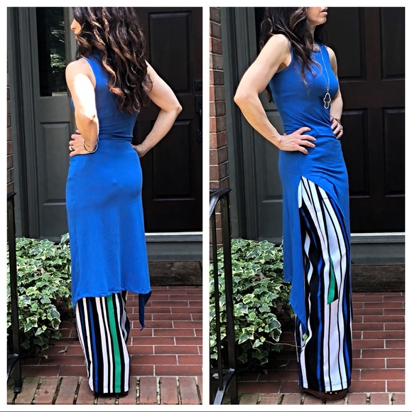 ✨LAST ONE✨Royal blue high slit dress - Picture 5 of 8